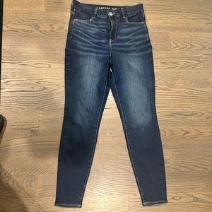 American Eagle Outfitters Dark wash high Waist Curvy Stretch Denim Jeans -Size 6
